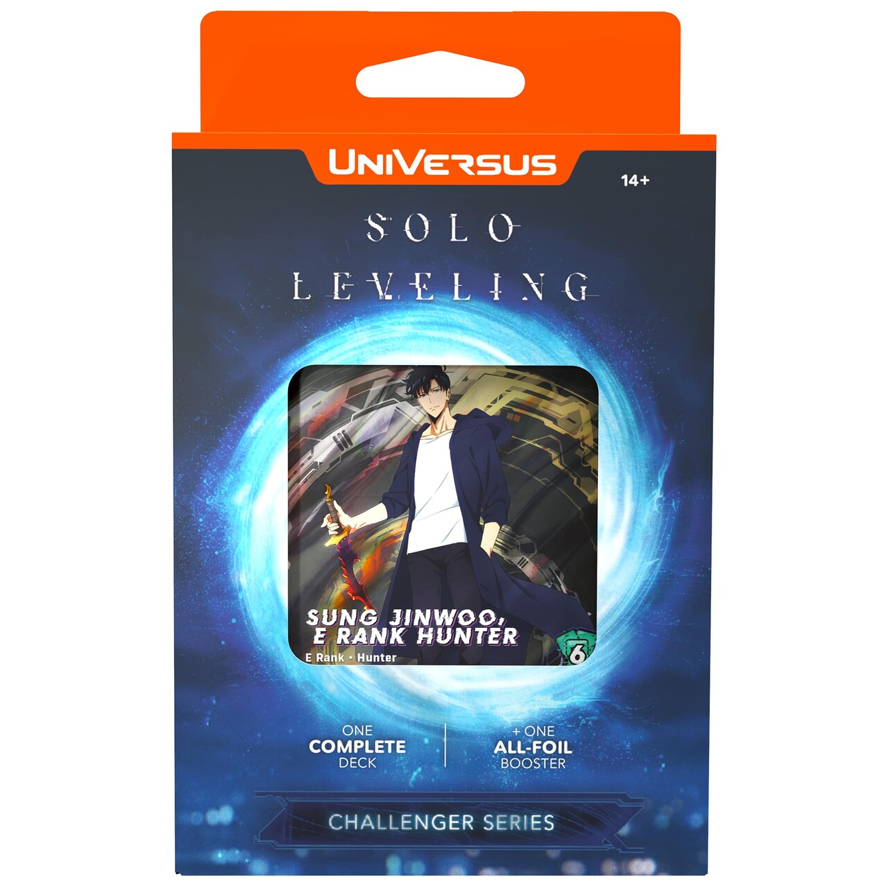UniVersus: Solo Leveling - Challenger Series - Deck Building Card Game, Ready To Play Card Deck, Sung Jinwoo Character Card, 6 Foil Or Alt Art Cards